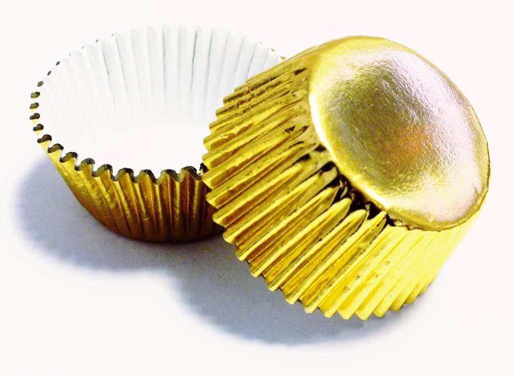Cápsulas cupcakes oro 30ud. PME