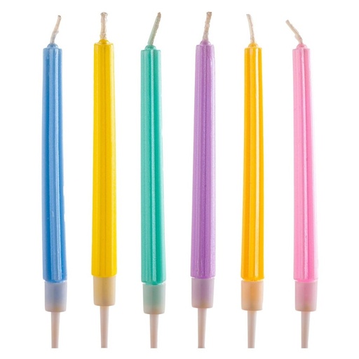 [345444] Velas para tartas con forma de columna 6ud Dekora