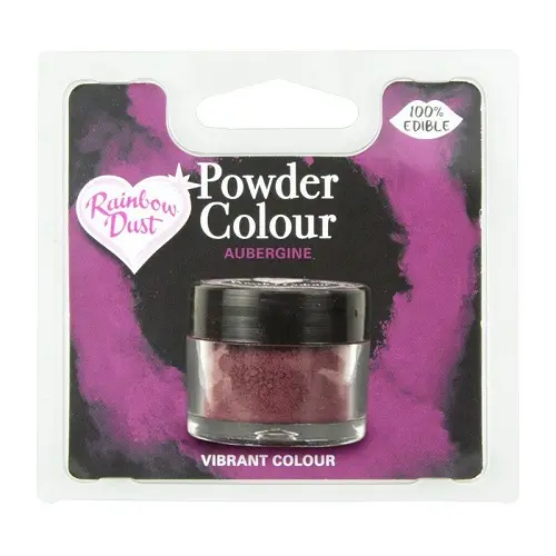 Colorante en polvo color berenjena 2gr. Rainbow Dust