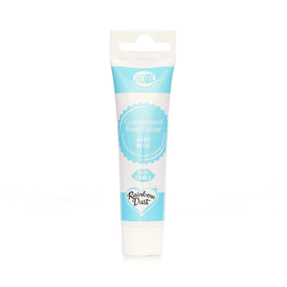 Colorante Gel Azul Bebe Progel 25gr De Rainbow Dust