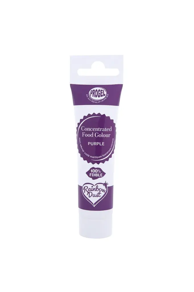 Colorante en gel color morado progel 25gr. Rainbow Dust