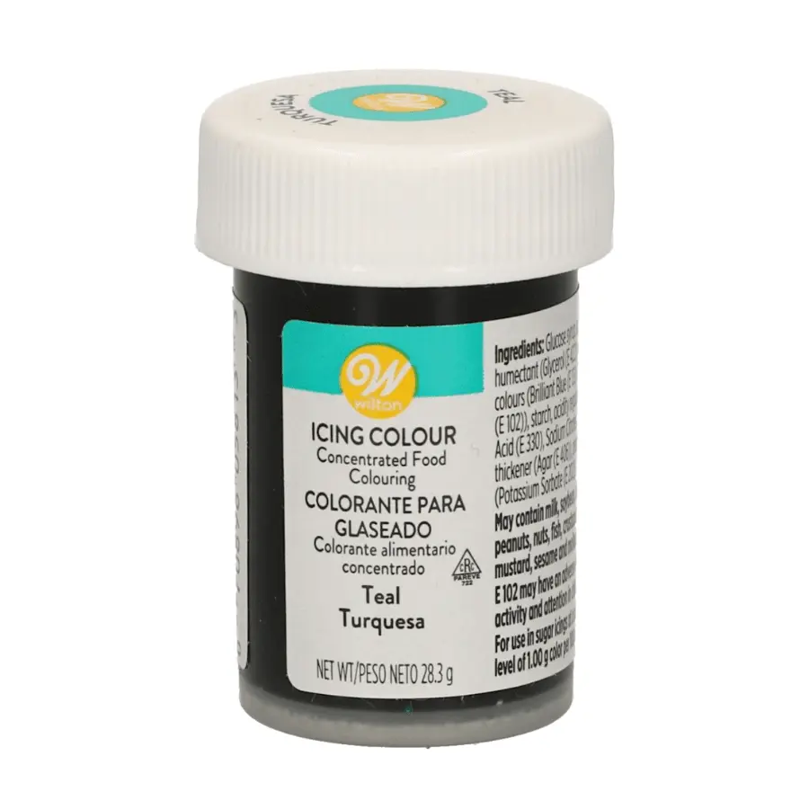 Colorante en gel turquesa 28gr. Wilton