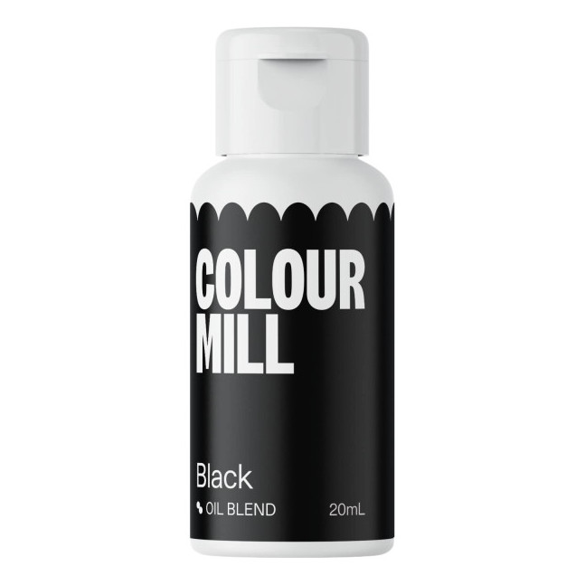 Colorante negro liposoluble 20ml. Colour Mill