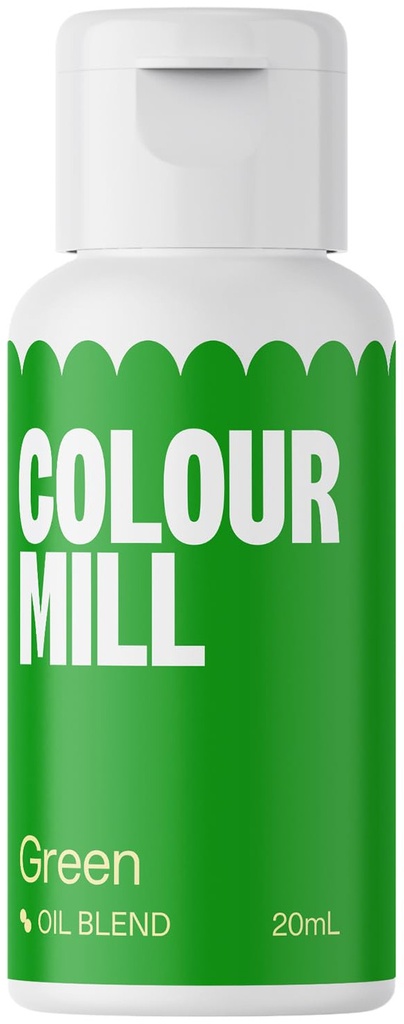 Colorante verde liposoluble 20ml. Colour Mill