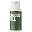 Colorante verde oliva liposoluble 20ml. Colour Mill