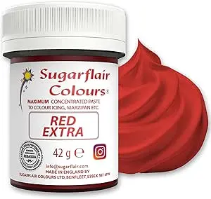 Colorante en pasta rojo 42gr. Sugarflair