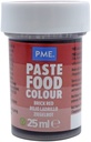 Colorante en pasta rojo ladrillo 25gr. PME
