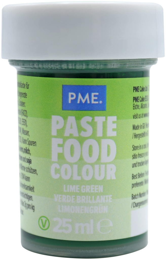 Colorante en pasta verde lima 25gr. PME