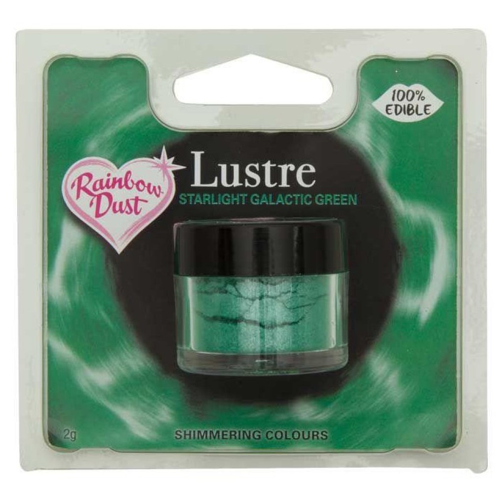 Colorante color verde nacarado 3gr. Rainbow Dust