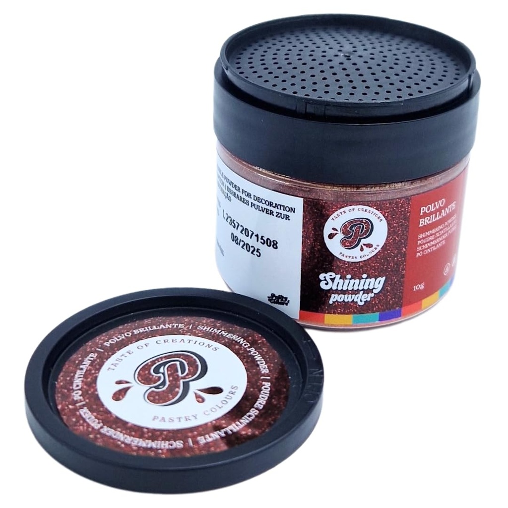 Shining Powder Rojo 10gr PastryColours