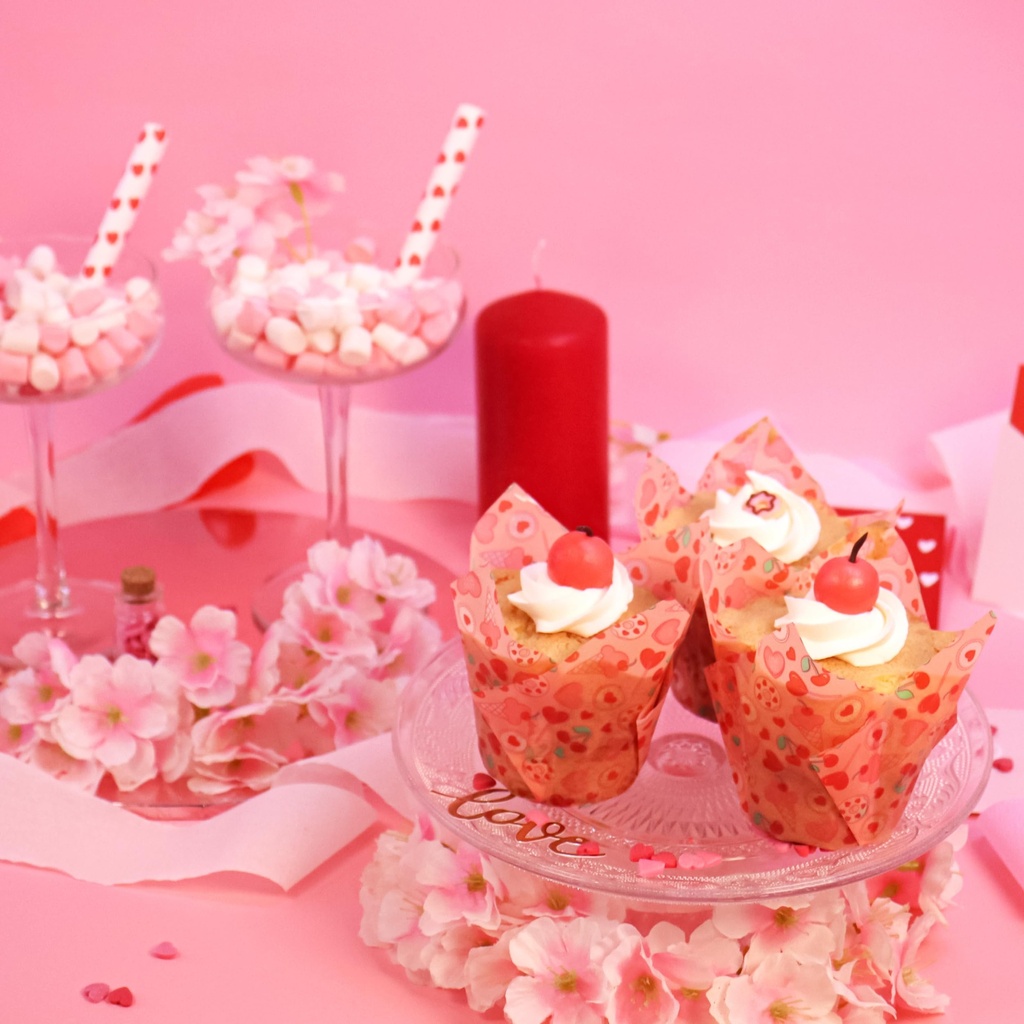 Cápsulas Muffins Dulce Amor 24uds PME