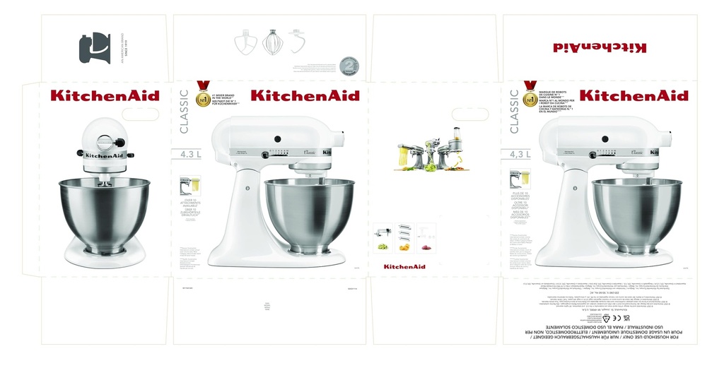 KitchenAid Robot Classic 4,28L Blanco