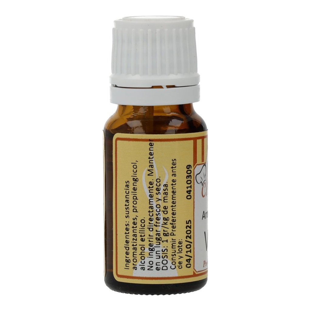 Aroma de Vainilla 10ml Chef Delice