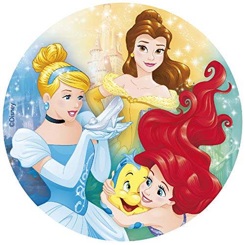 Impresión Comestible Princesas Disney 20cm