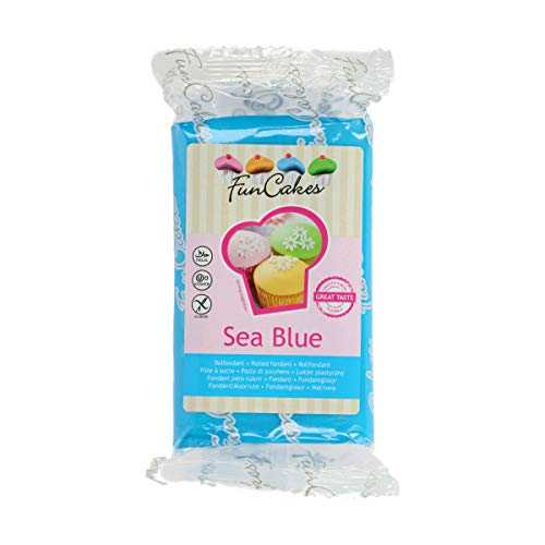 Fondant Azul Mar 250gr Funcakes