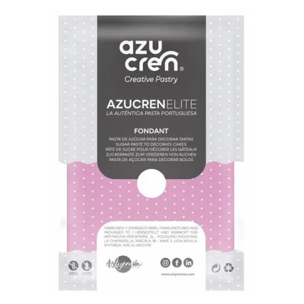 Fondant color rosa 100gr. Azucren Elite