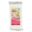 Fondant blanco sabor marshmallow 1kg. Funcakes