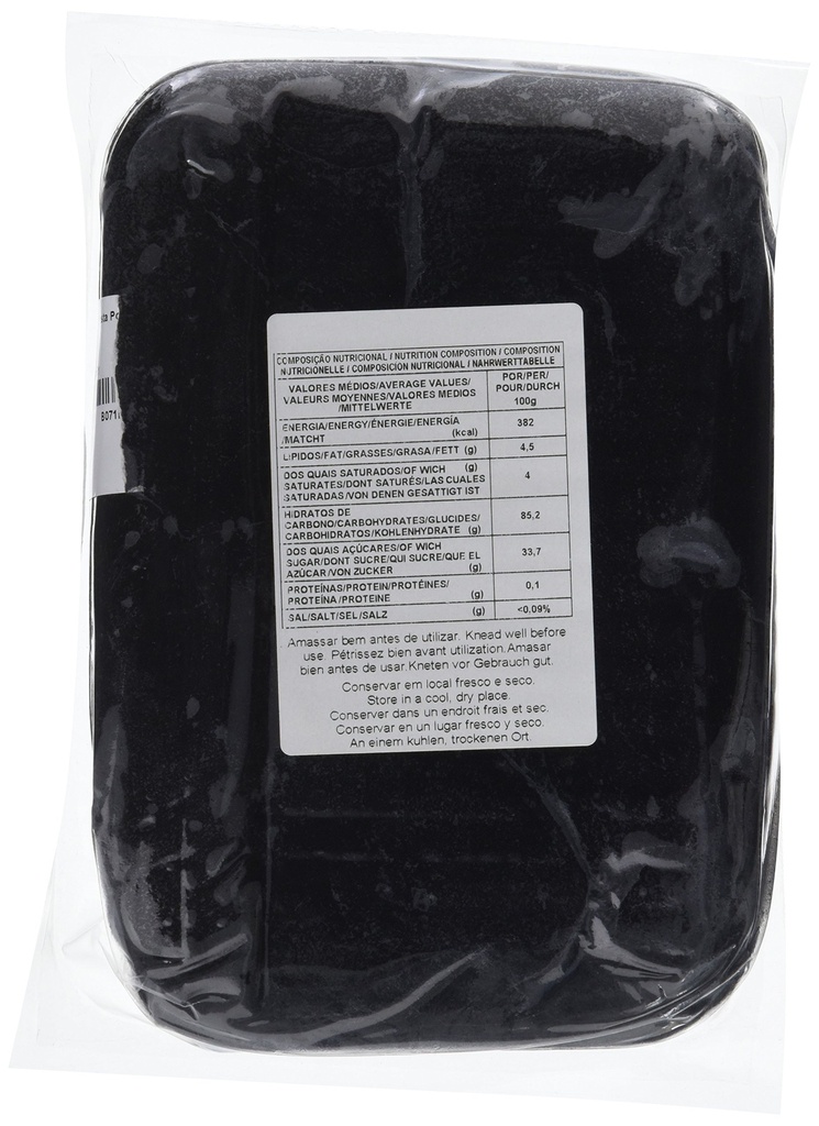 Fondant Negro 1kg Pastkolor