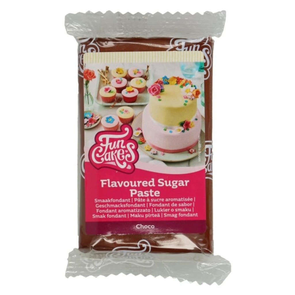Fondant sabor chocolate 250gr. Funcakes