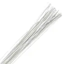 Alambre para flores blanco calibre 24 50ud