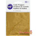 Envoltorios Metalizados Oro 50ud Wilton