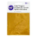 Envoltorios metalizados oro 50ud Wilton
