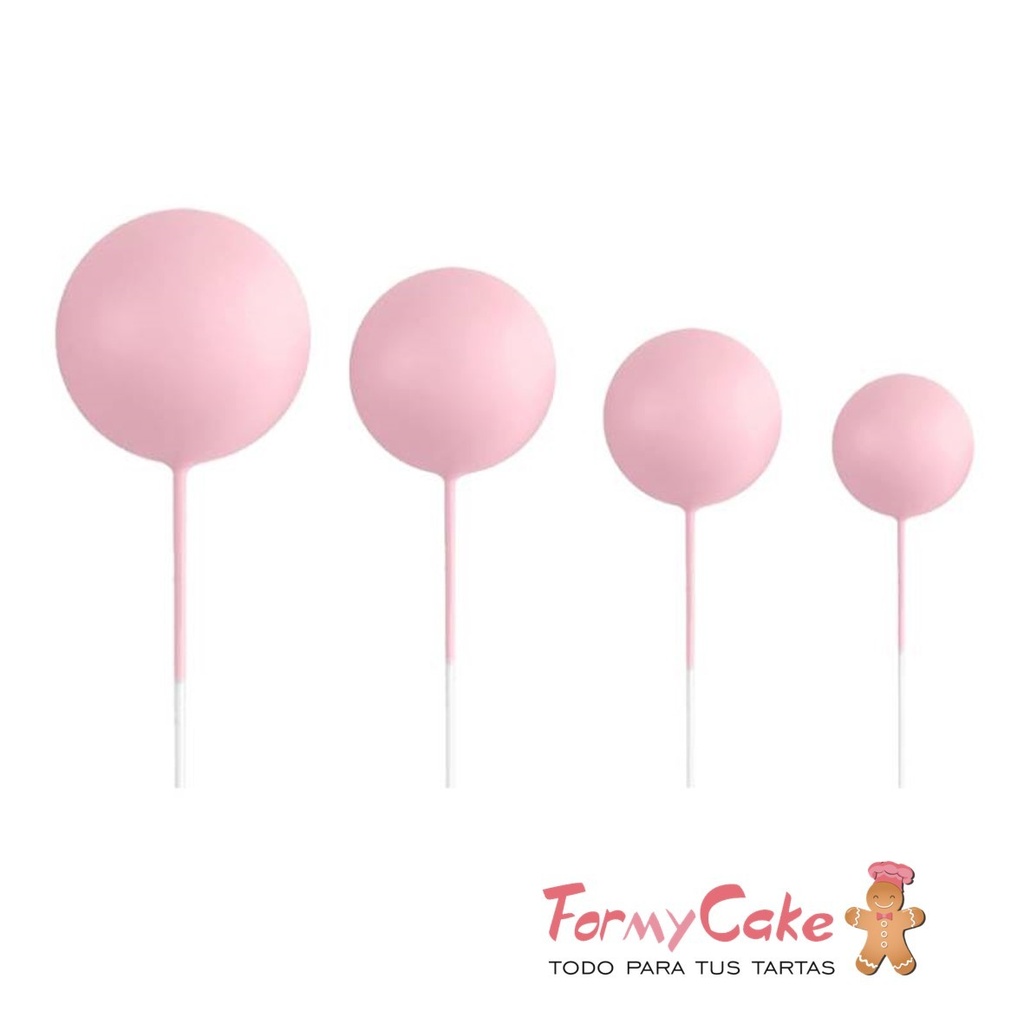 Set Bolas Rosa Claro Decorativas 20ud Azucren