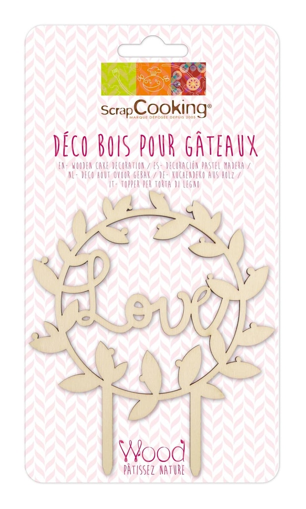 Topper Madera Love ScrapCooking