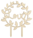 Topper Madera Love ScrapCooking