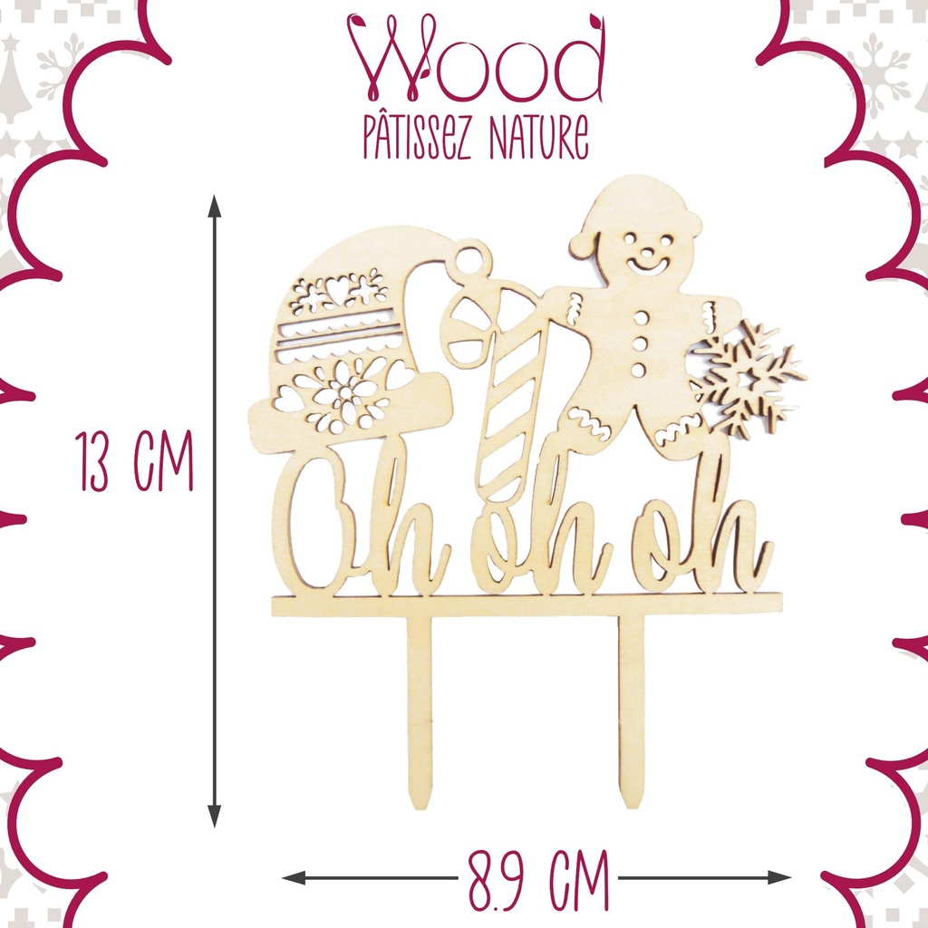 Topper Madera Oh Oh Oh ScrapCooking