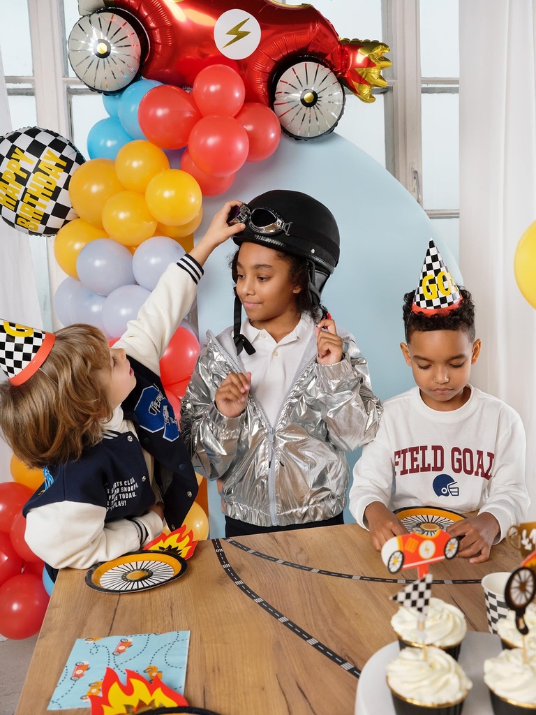 Topper Para Cupcakes Vehículos 4ud Partydeco