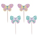 Toppers de mariposas 24uds PME