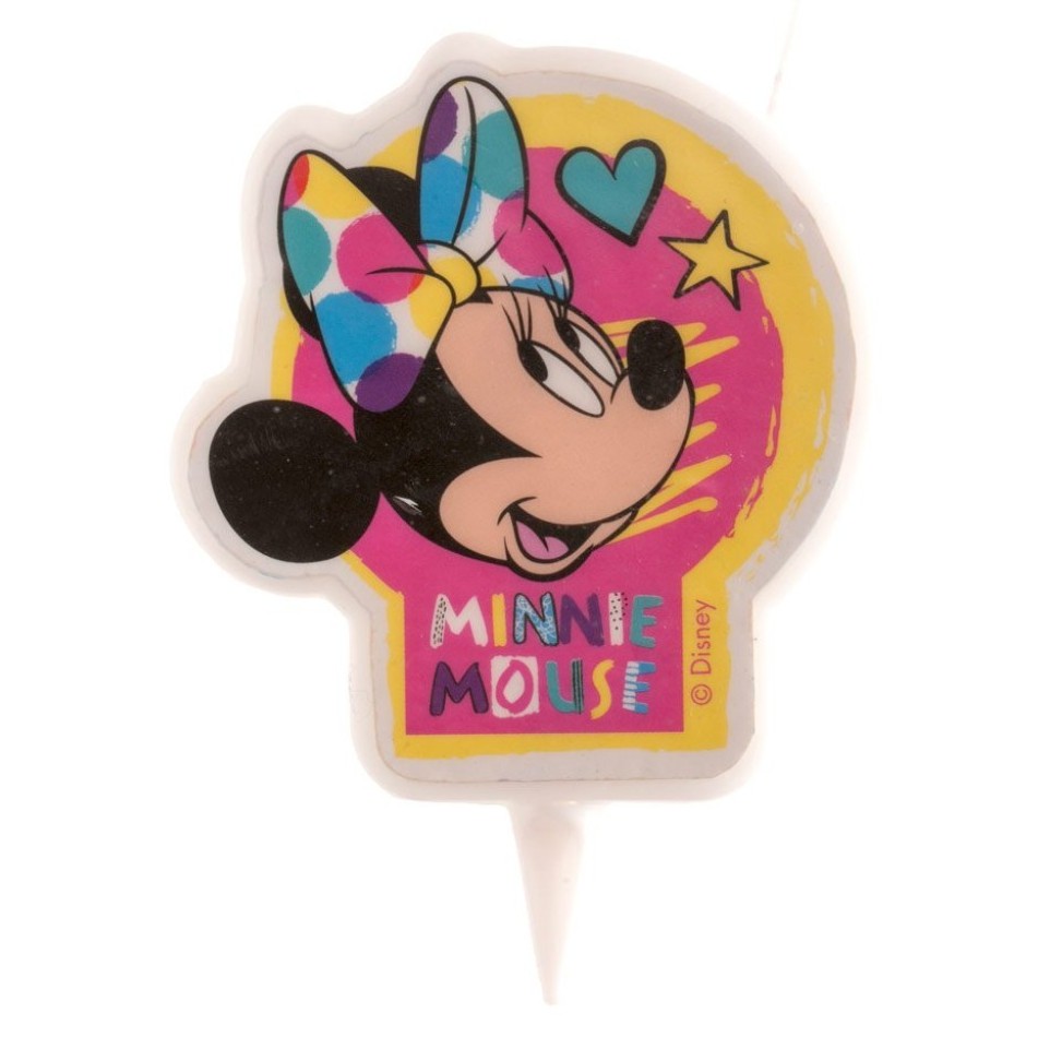 Vela 2d minnie mouse, 7cm Dekora