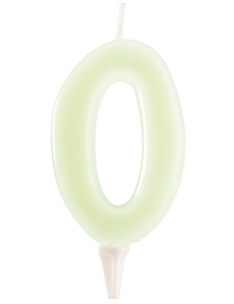 Vela Fluorescente 6cm Número 5 Dekora