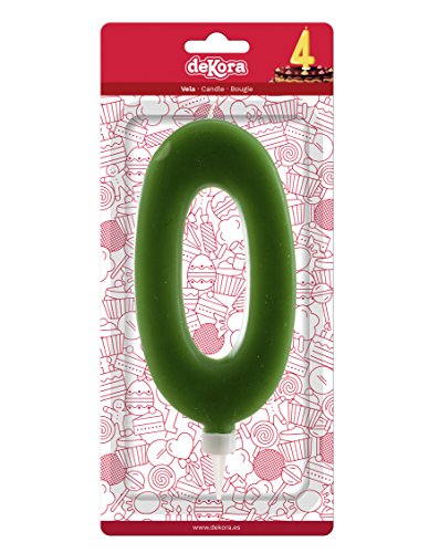 Vela Gigante Número 0 Dekora