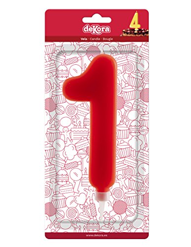 Vela Gigante Número 1 Dekora