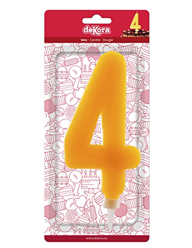 Vela Gigante Número 4 Dekora