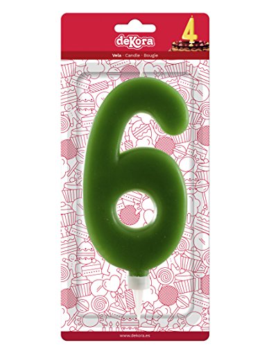 Vela Gigante Número 6 Dekora