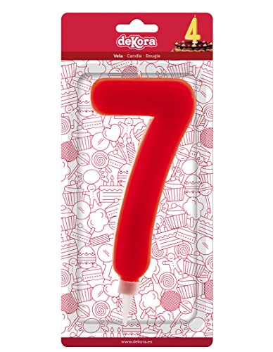 Vela Gigante Número 7 Dekora