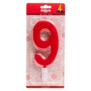 Vela gigante número 9 Dekora