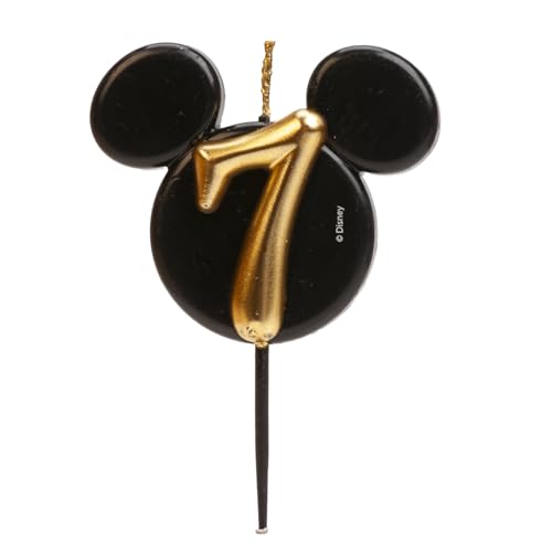 Vela Silueta Mickey Número 7 Dekora