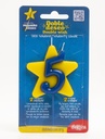 Vela solidaria doble deseo número 5 Dekora