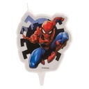 Vela spiderman 2d, 7cm Dekora