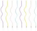Velas Curl Mix 16cm, 8uds PartyDeco