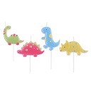 Velas Dinosaurio 4ud PME