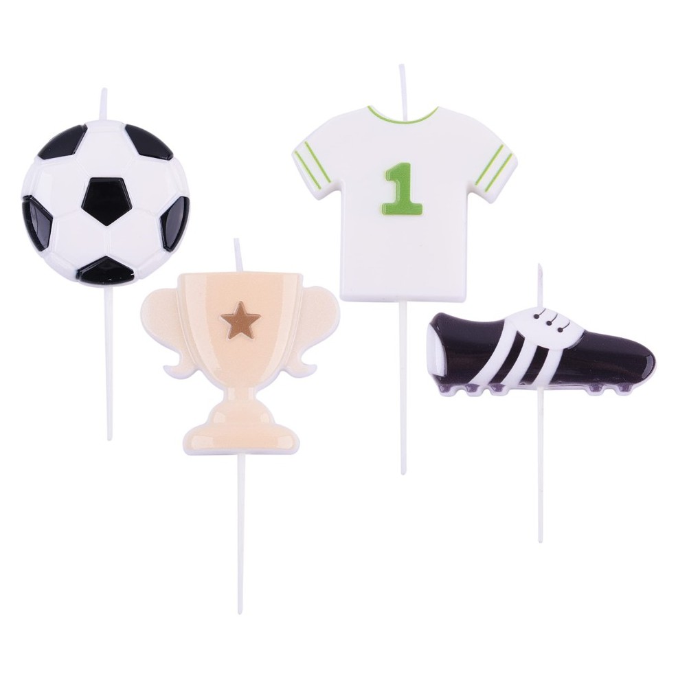 Velas futbol 4ud PME