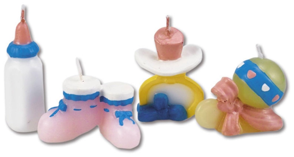 Velas para Tartas Bebé 4ud Städter