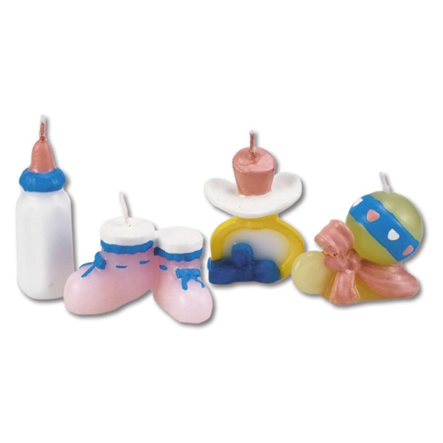 Velas para tartas bebé 4ud Städter