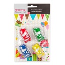 Velas para Tartas Coches 4ud Städter