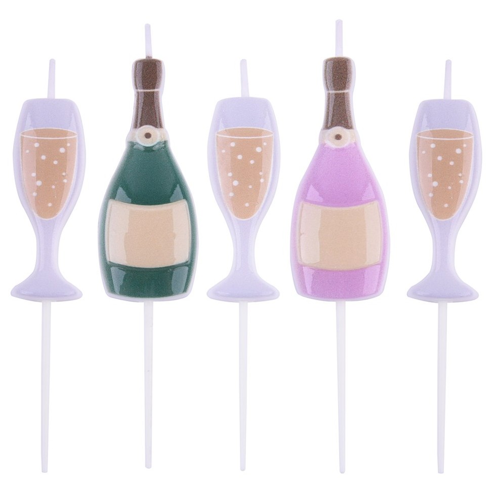 Velas prosecco 5ud PME